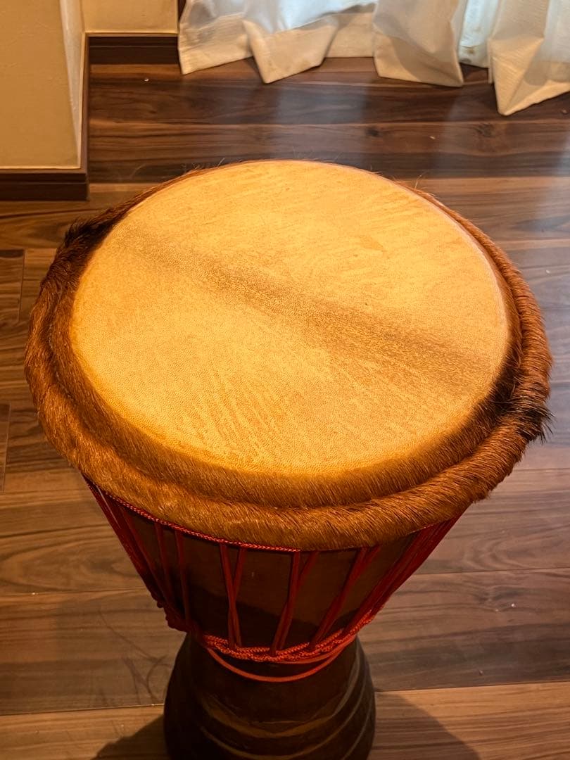 木製パーカッション 楽器 打面30センチジャンベ