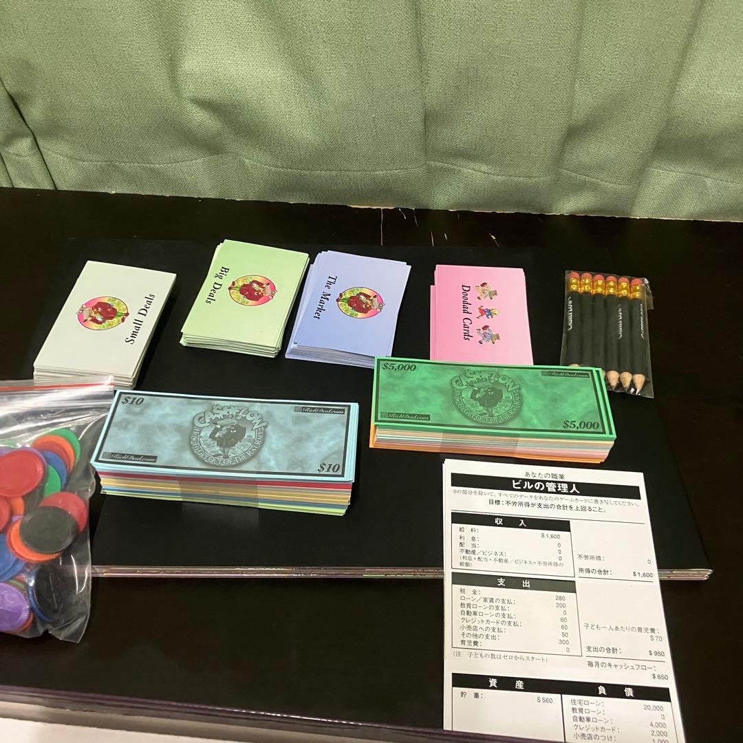 キャッシュフロー101 日本語版 ボードゲーム 金持ち父さん ロバートキヨサキ