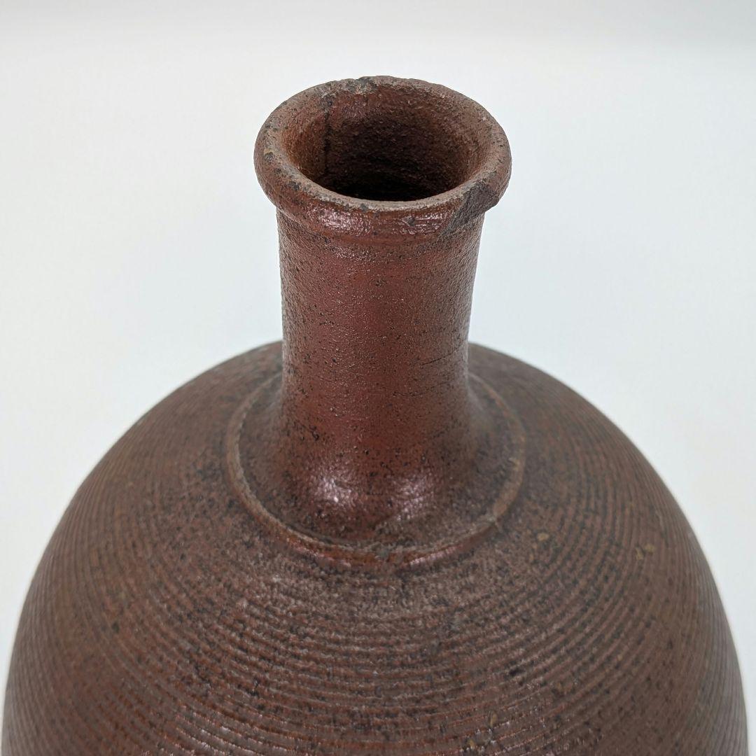 江戸末期 古備前 徳利 平八郎（木村泰武）の作 とっくり 花生 花瓶