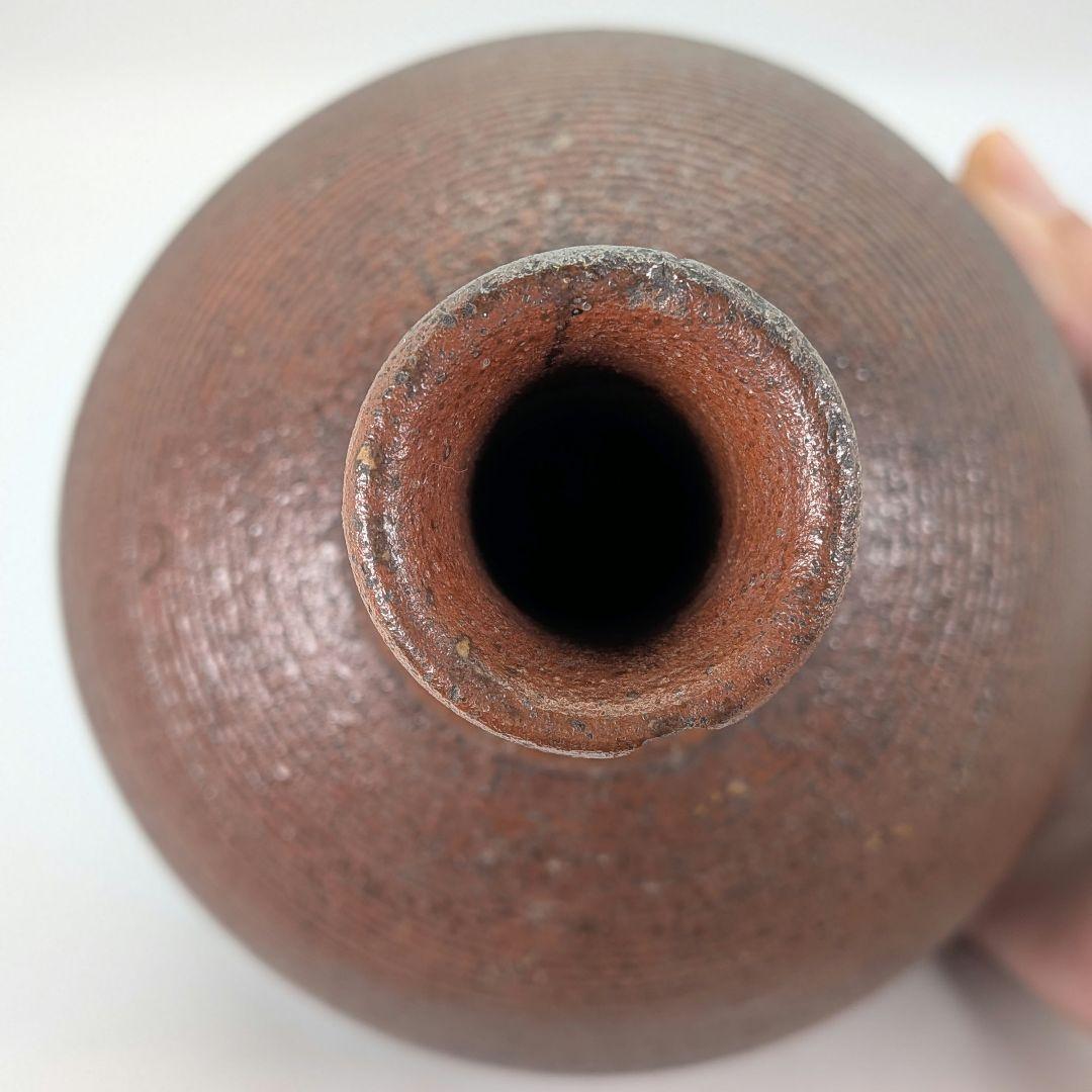 江戸末期 古備前 徳利 平八郎（木村泰武）の作 とっくり 花生 花瓶