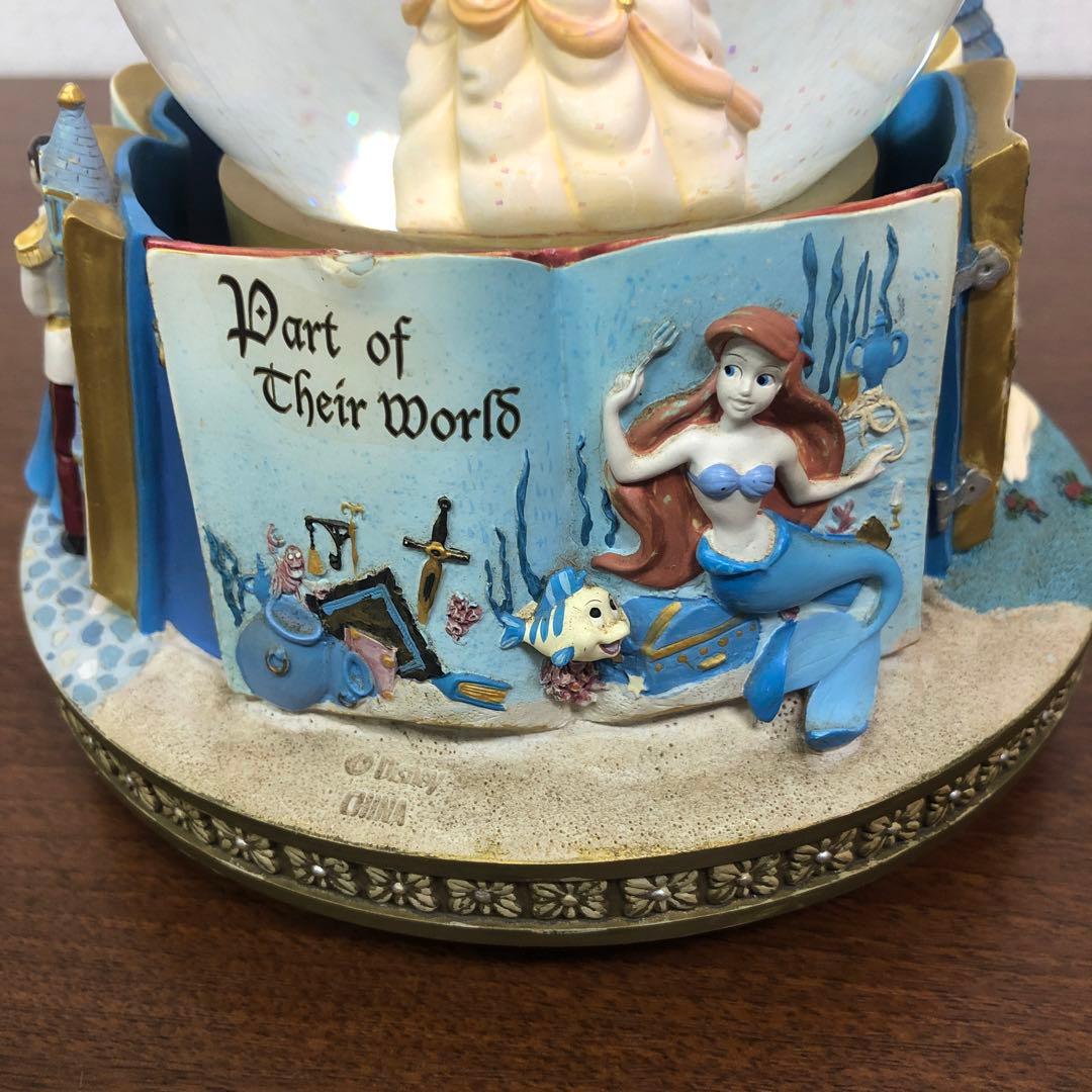 ❶要確認　美女と野獣　オルゴール　スノードーム　ディズニープリンセス