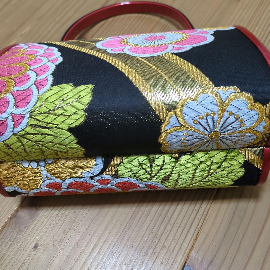 ✿大判花柄✿　成人式 草履 バッグ フェザーショール セット