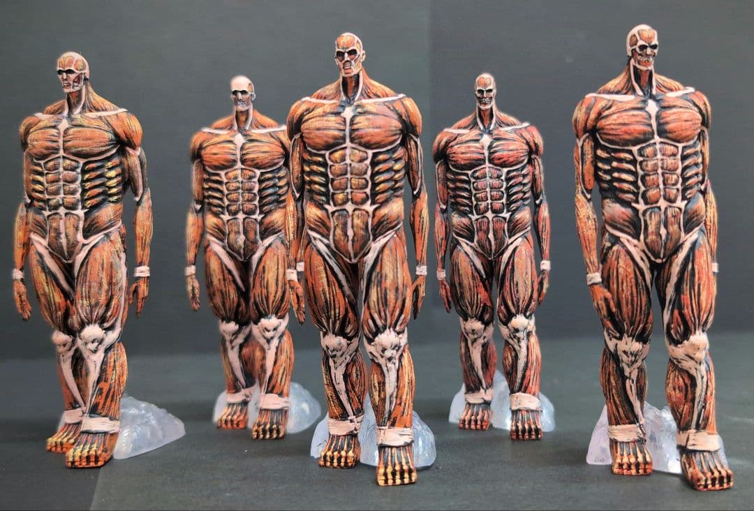 進撃の巨人 ラストワン賞 終尾の巨人、地鳴らしフィギュアリペイント5