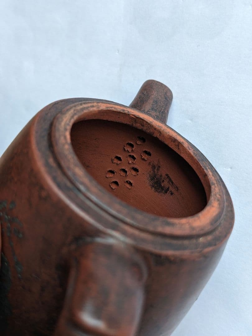 ♢中国？ 日本国内？大正 明治時代 紫泥 茶壺 古玩 古美術 宜興窯 骨董