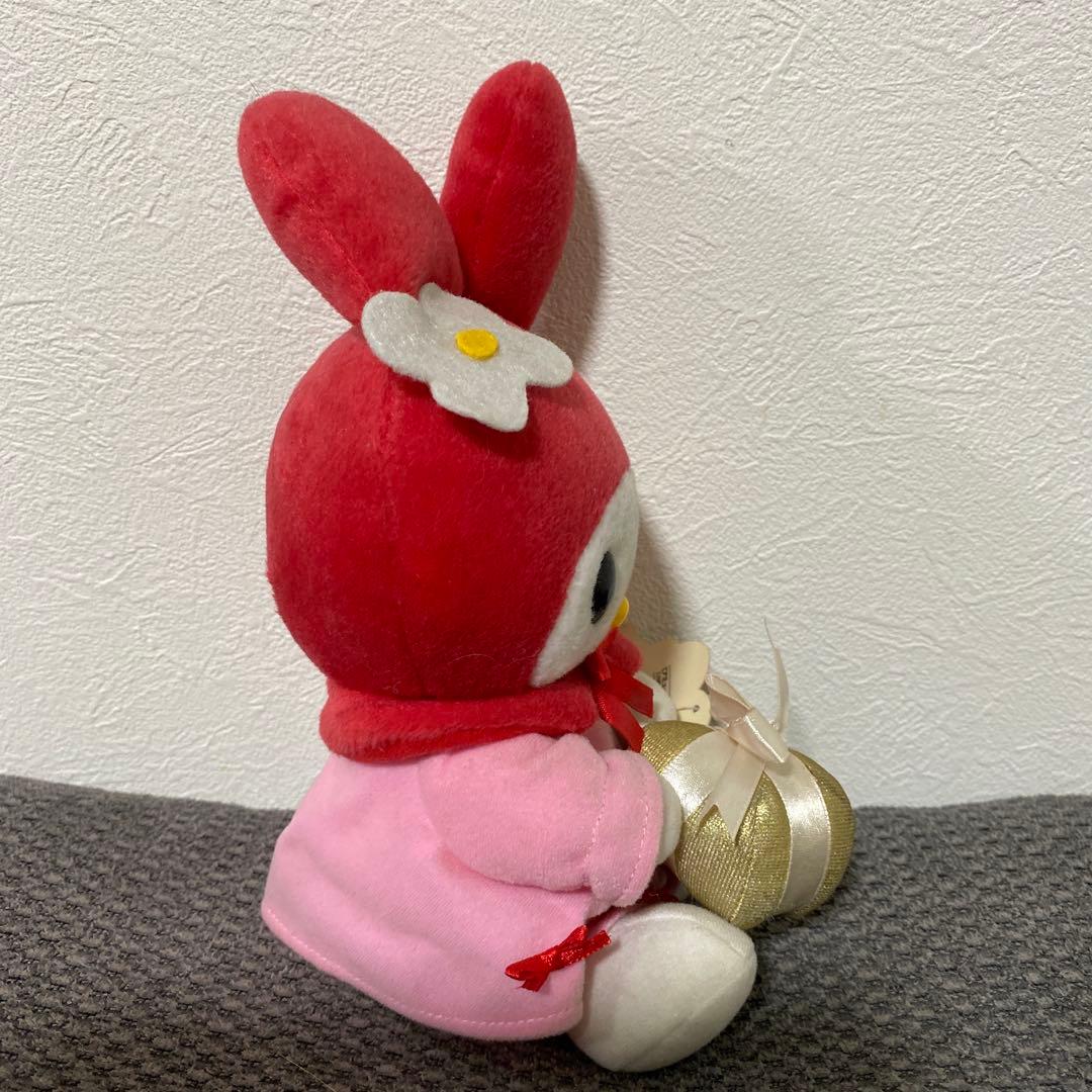 タグ付き 激レア サンリオ マイメロディ ぬいぐるみ レトロ 赤メロ