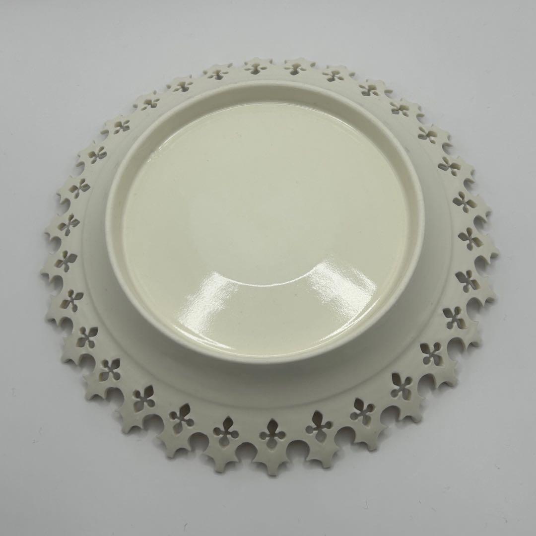 伊藤剛俊 透彫飾皿　透々菓子皿