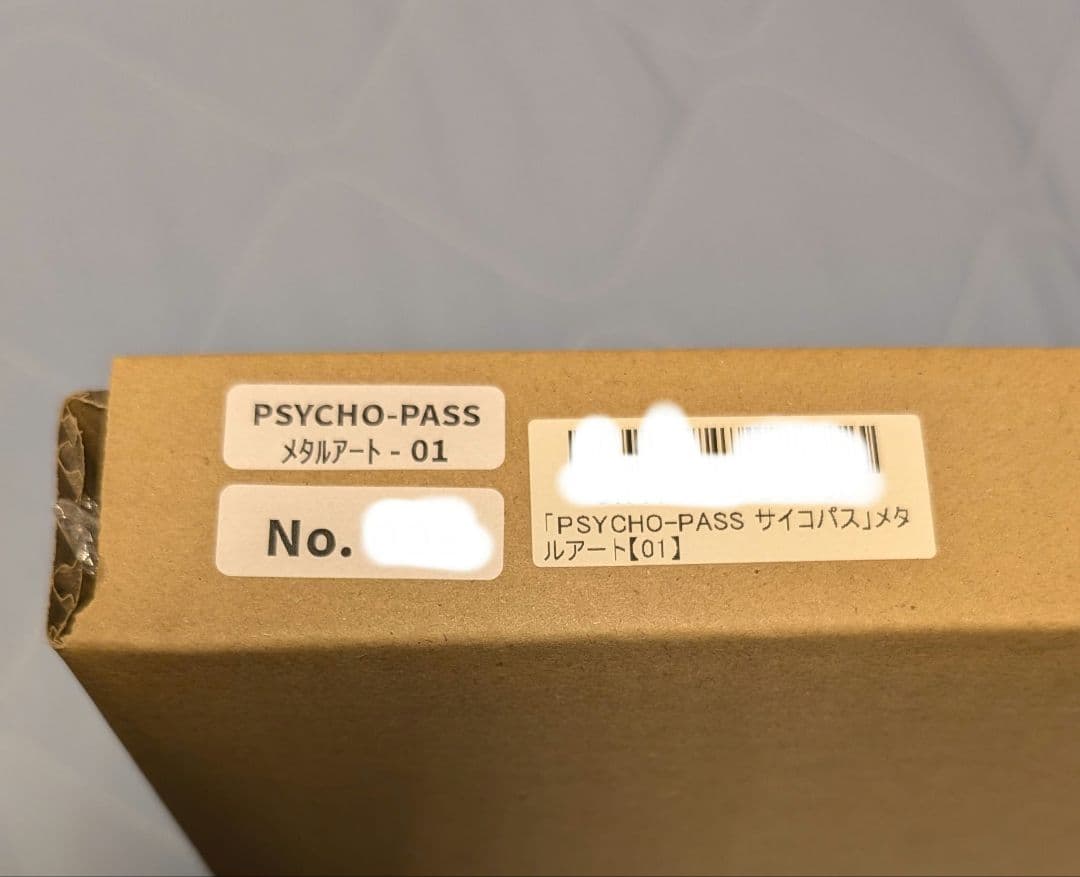 数量限定品　PSYCHO-PASS メタルアート 01 槙島聖護＆狡噛慎也