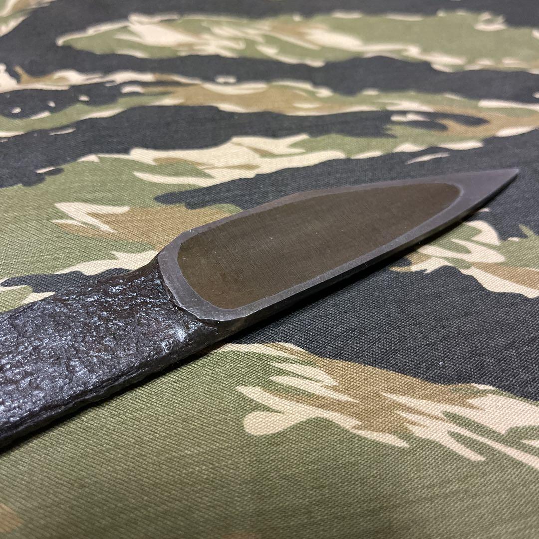 藤廣 越後与板 大貞刃物工業 大久保貞一郎作 和鉄地 切出し