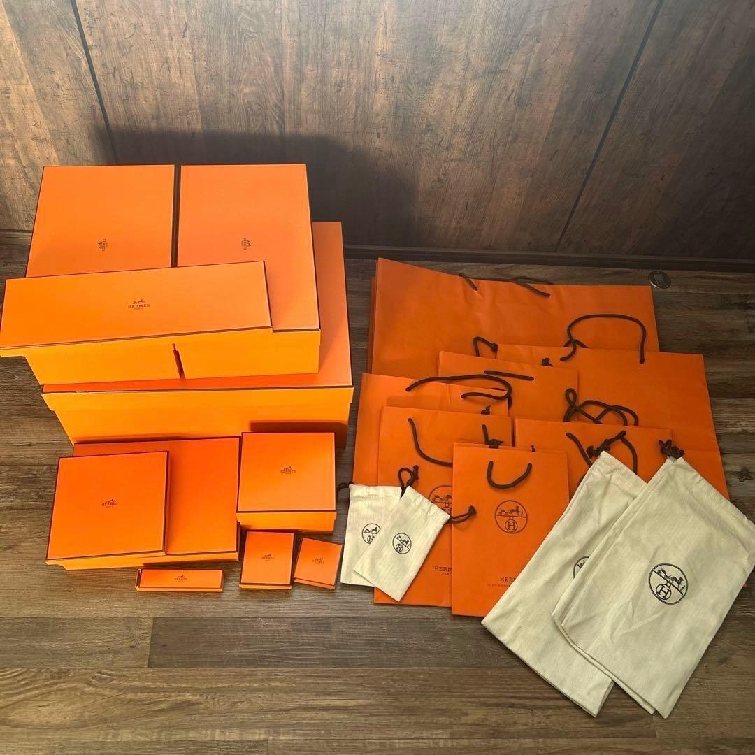 HERMES/エルメス ボックス 保存袋、リボン まとめ売り 空箱 大箱