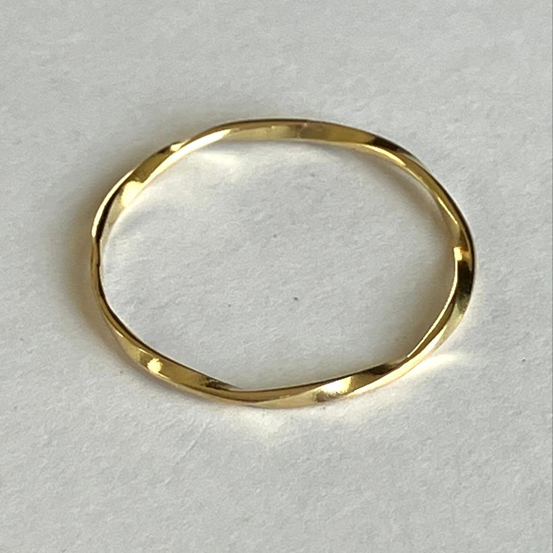 K18 18金　11号　リング　8