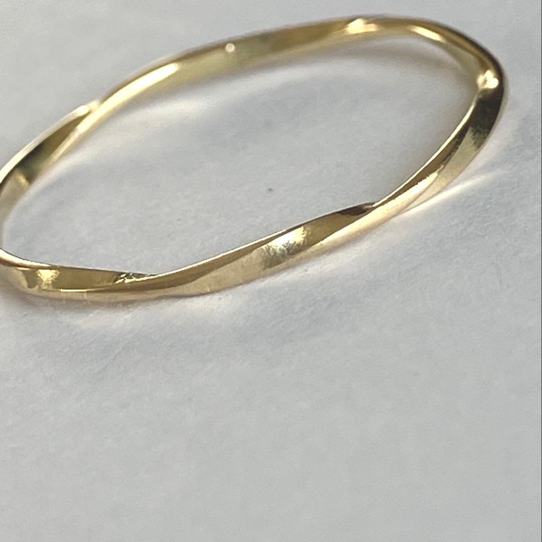 K18 18金　11号　リング　8