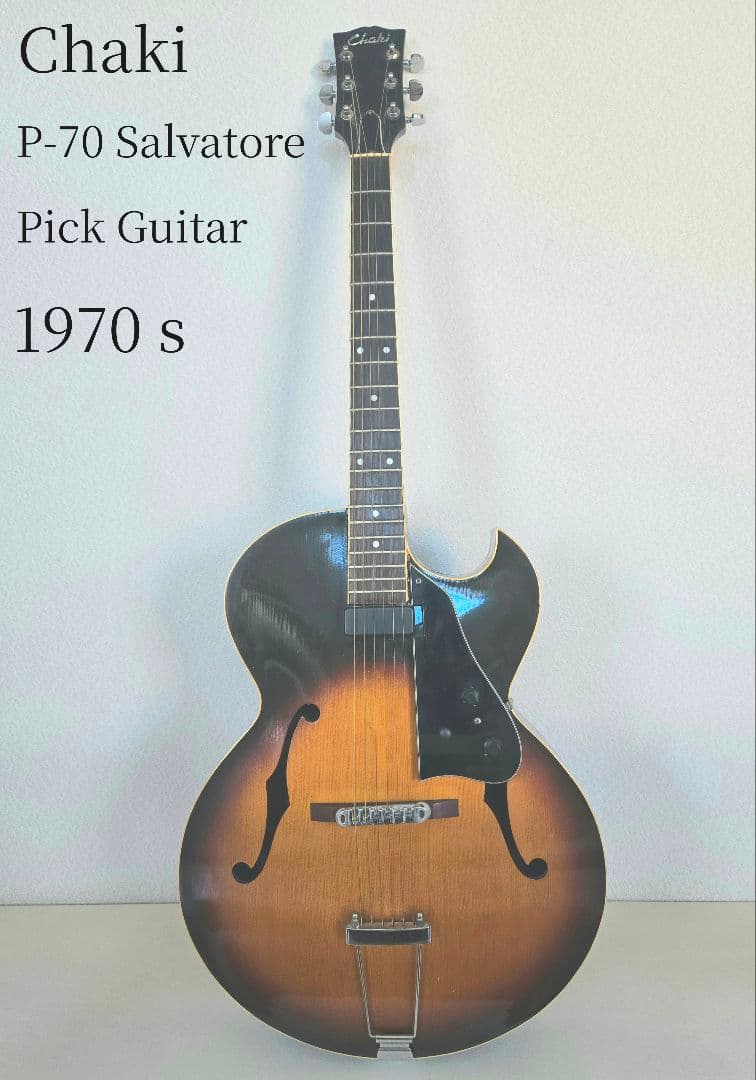 Chaki P-70 Salvatore ピックギター 1970年代製 - メルカリ