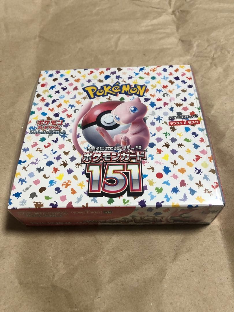 ポケモンカード 151 強化拡張パックシュリンク付未開封BOX