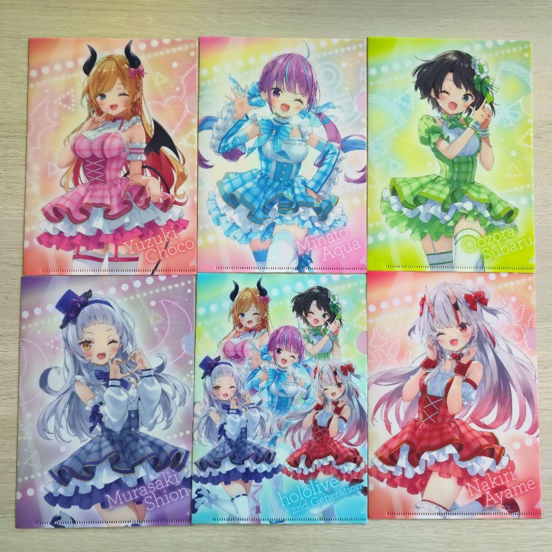ホロライブ クリアファイル 5種フルセット - メルカリ