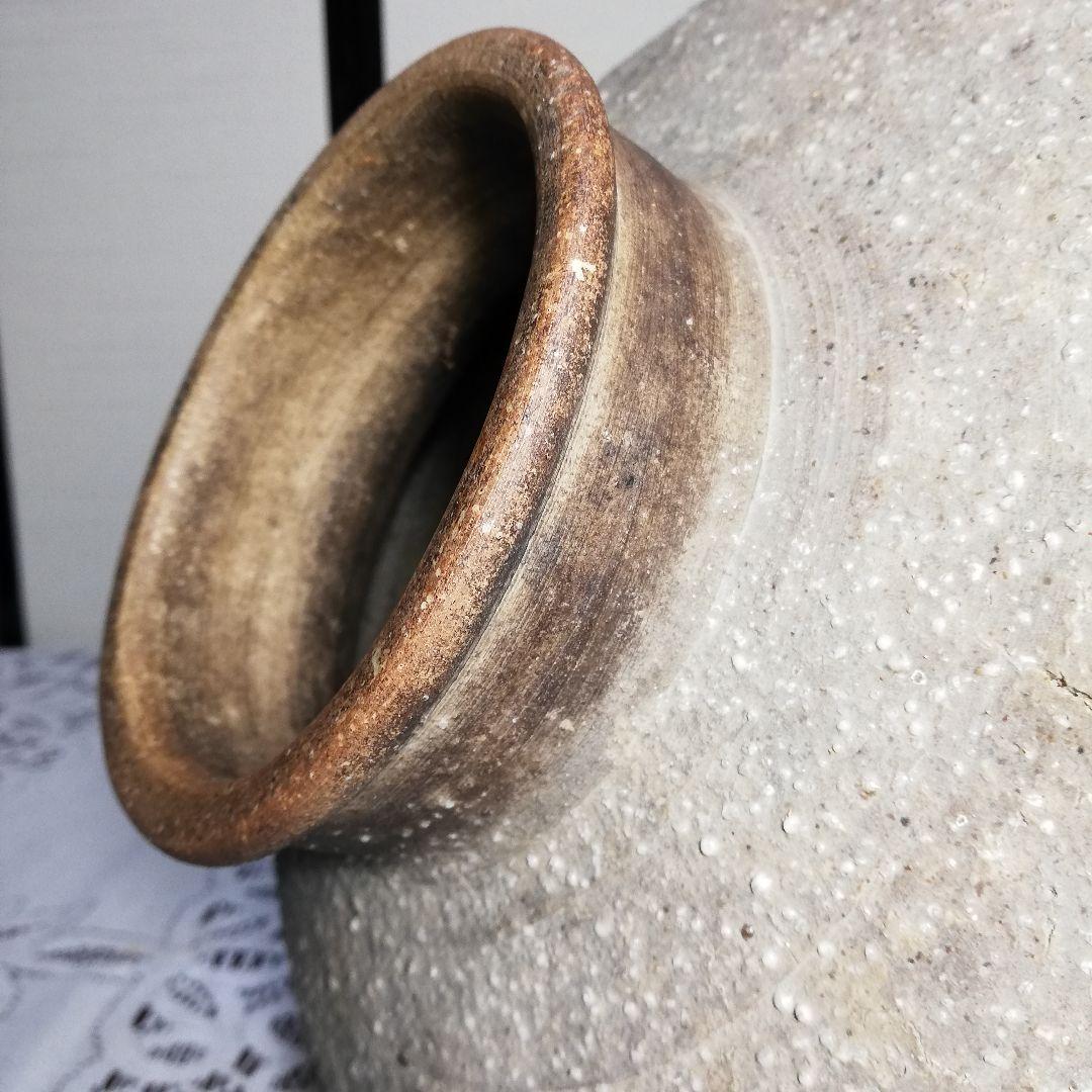 古信楽 壷 木蓋付き 信楽焼  茶壺 葉茶壺 大壺 床飾り 置物 飾り物 骨董