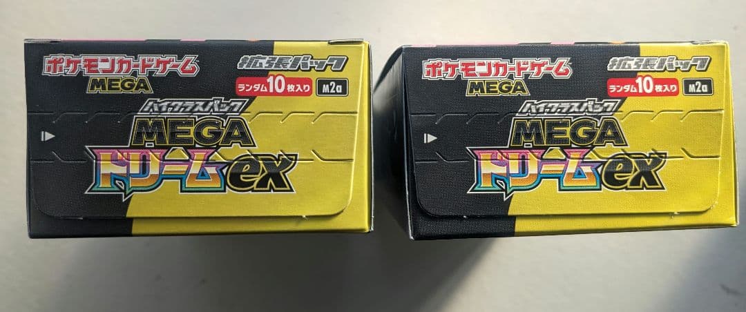 ポケモンカードゲーム　メガドリームex　boxシュリンクなしペリペリあり2box