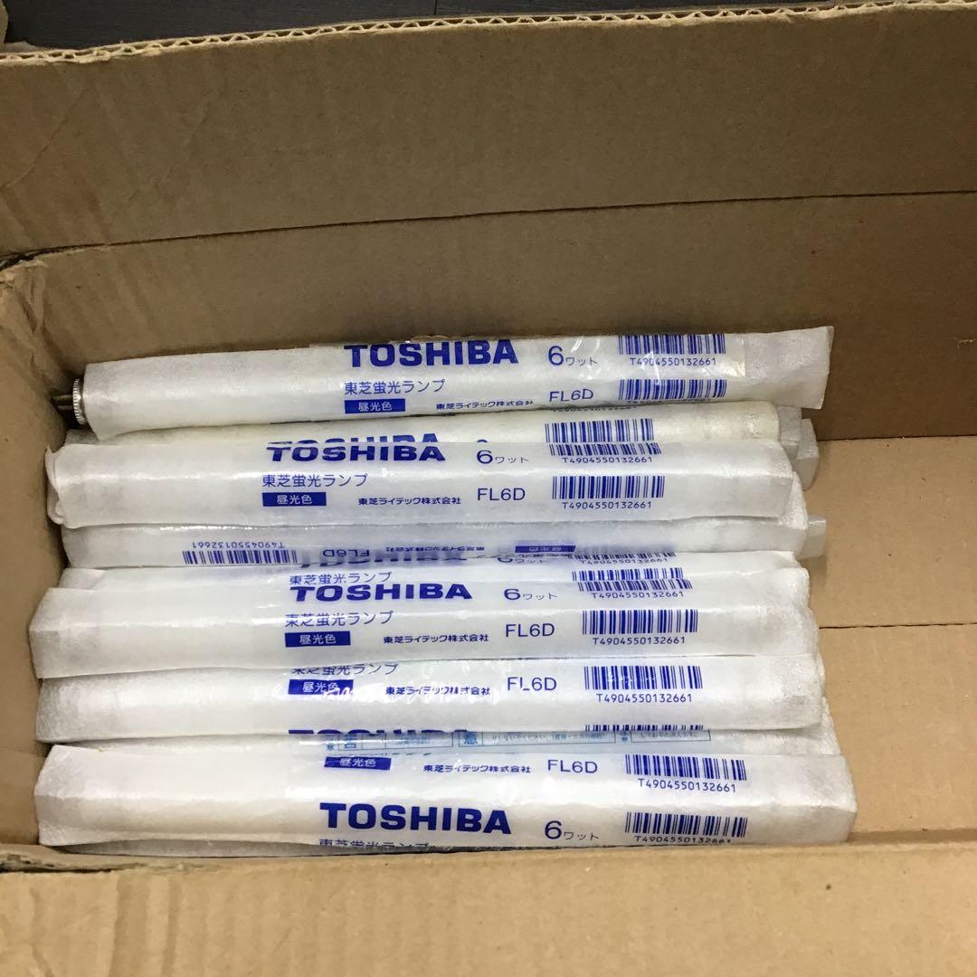 新品未使用品】TOSHIBA 蛍光ランプF6D 昼光色 30本セット 6ワット