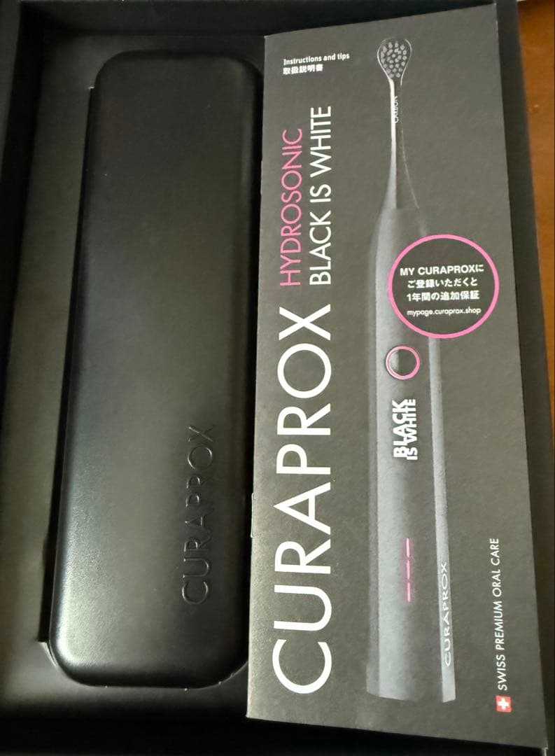 CRAPROX 超音波電動歯ブラシ BLACK IS WHITE