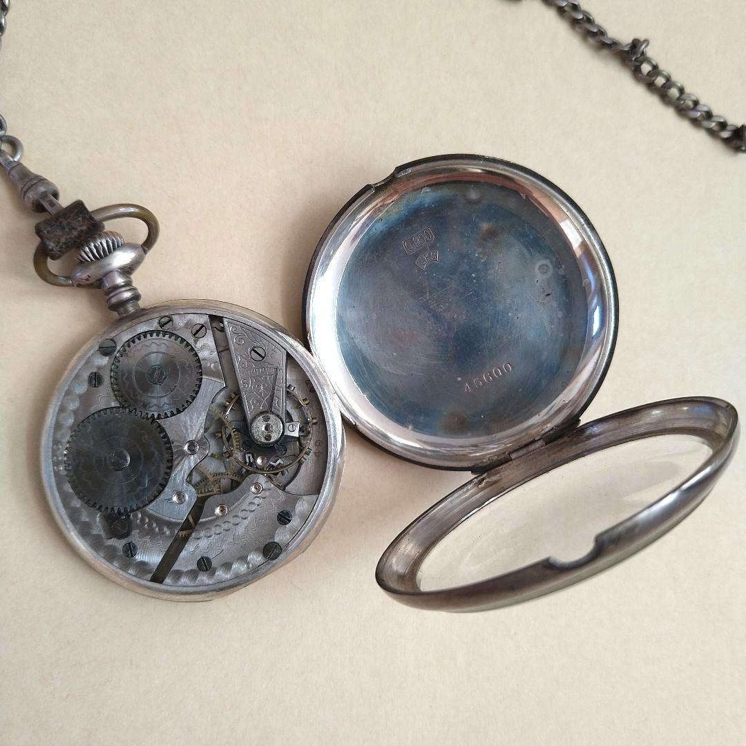 ほ*す様 精工舎 エキセレント 懐中時計 銀製