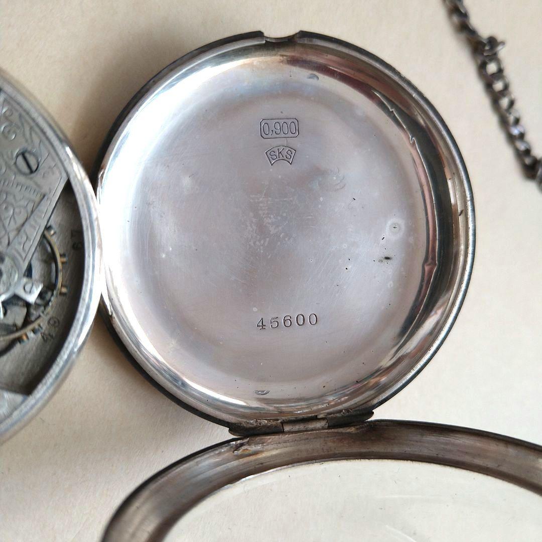 ほ*す様 精工舎 エキセレント 懐中時計 銀製