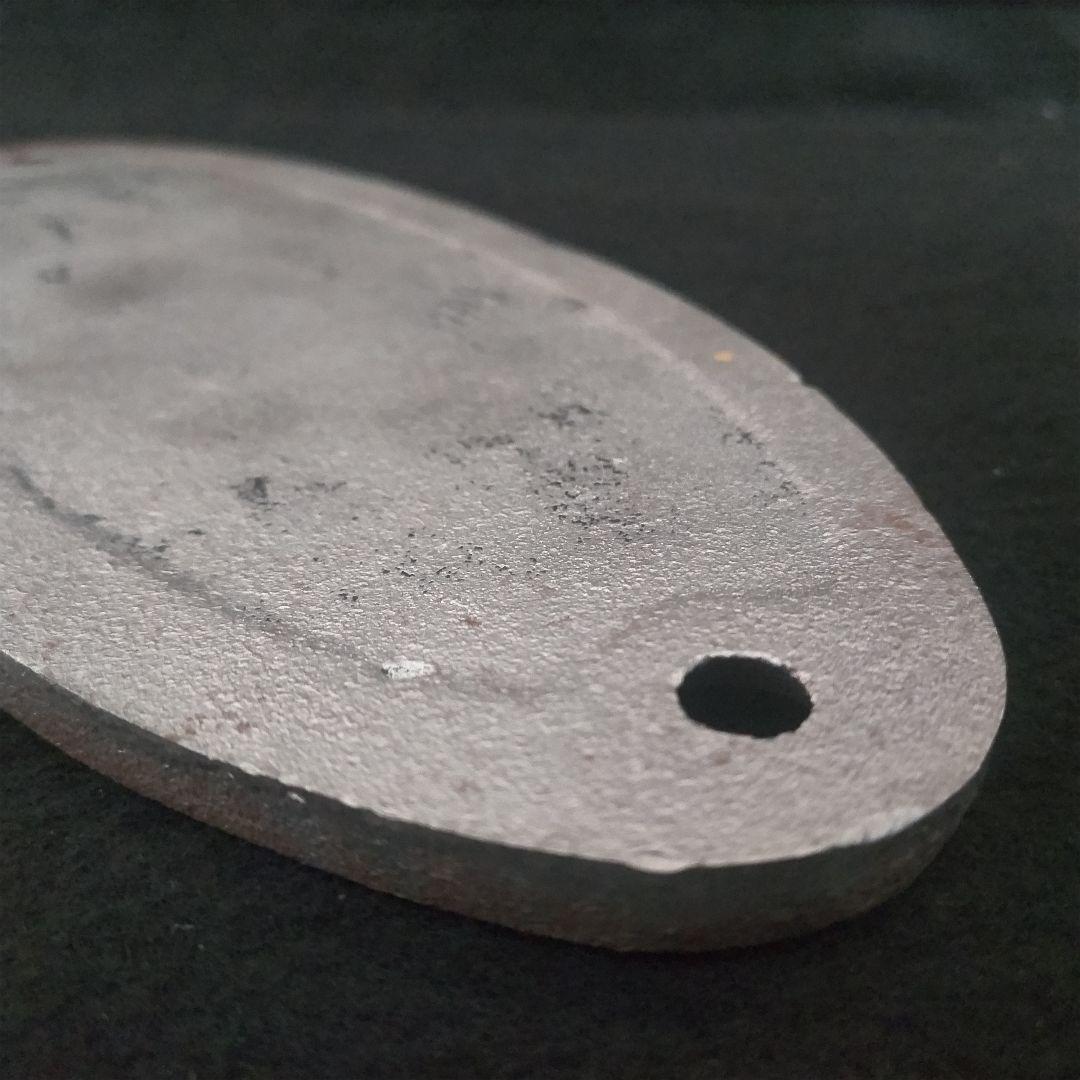 JR北海道 金属製プレート 楕円形