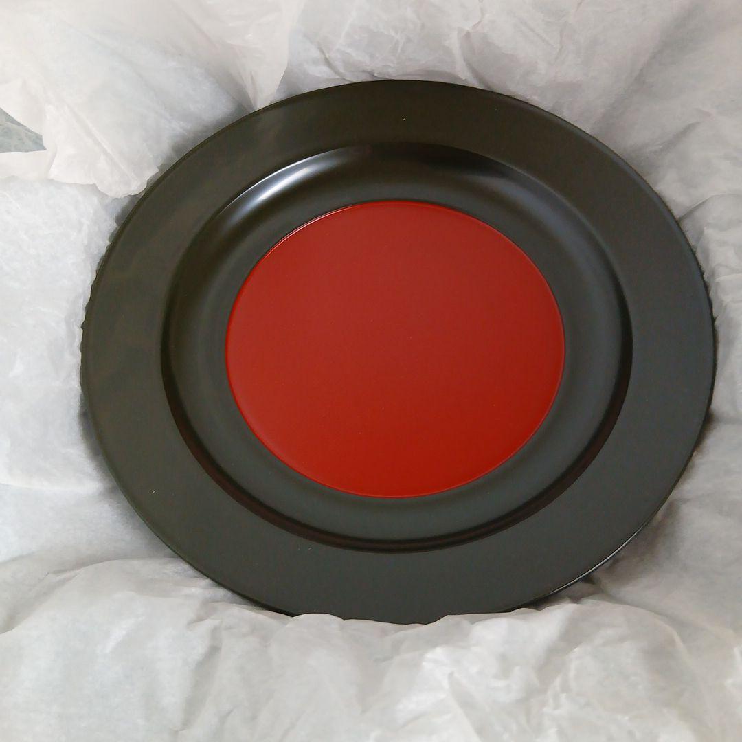 【美品】中谷光哉　遠州流 成趣庵好 青漆内朱青海盆木工芸 漆工芸 漆芸 茶道具