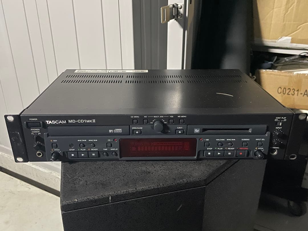 TASCAM MD-CD1MKII CD/MDデッキ 動作確認済 電源付