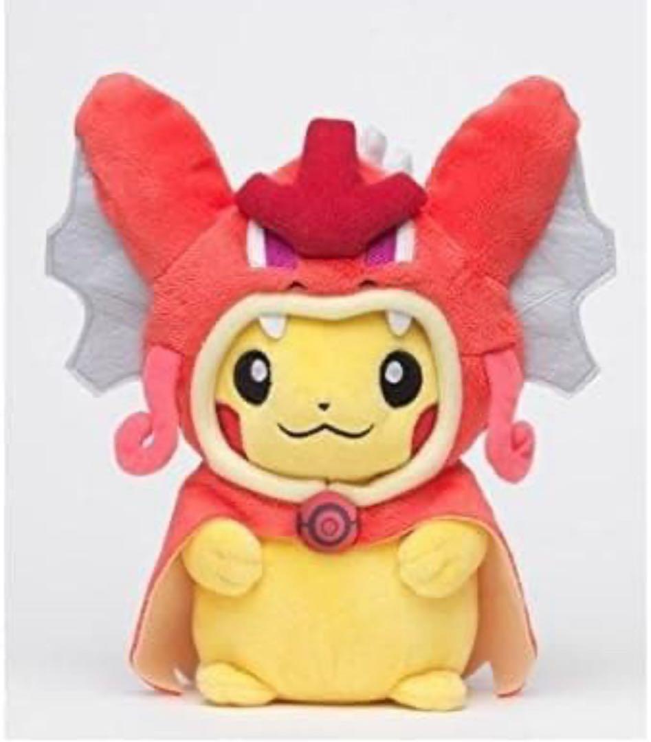 ポケモンセンターヒロシマ限定 ギャラドスごっこピカチュウ 赤い