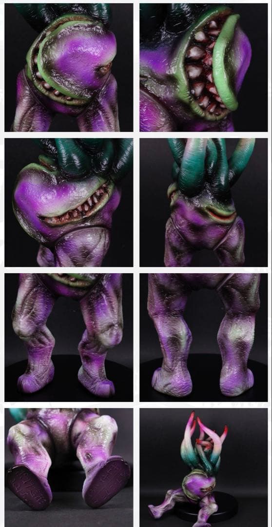 ソフビ　ポゴナ造形　黒い仔ヤギ（かっこわらい雑貨店塗装）未開封