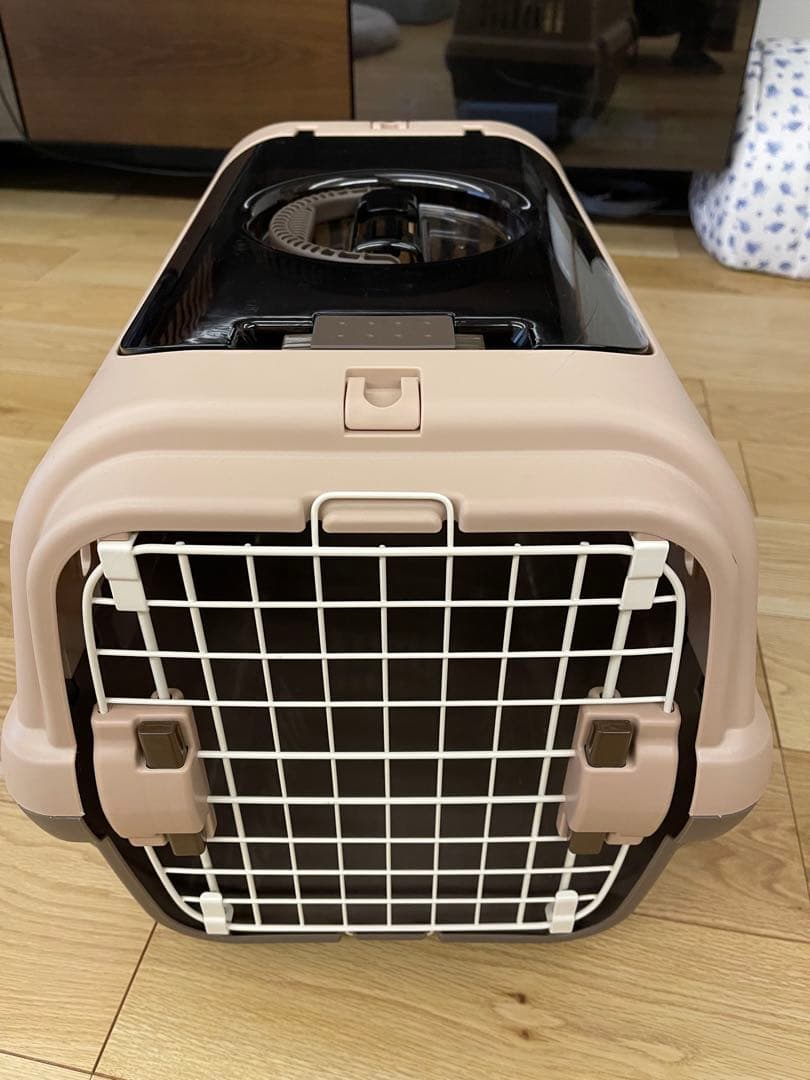 Richell 犬用キャリー ベージュサイズ:中型犬用 / Sサイズの犬4匹 大型