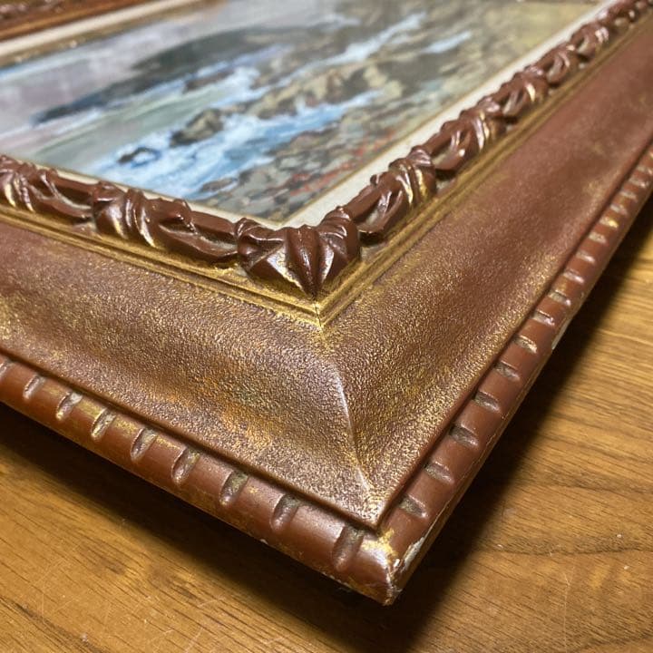 ■風景油彩　冬の海岸　‘75 Yoshio K