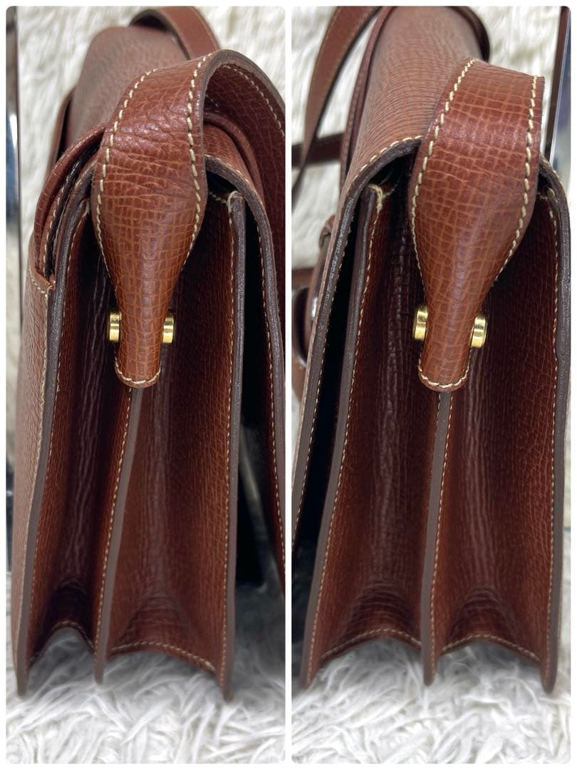 美品‼️LOEWE ロエベ　ショルダーバッグ　2way バルセレナ　ロゴ押し