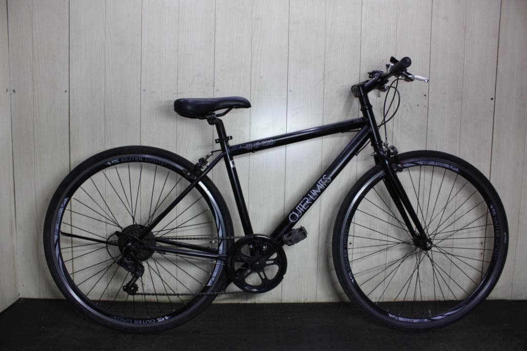 アウターリミッツ スチル シマノ6速 450mm クロスバイク 黒