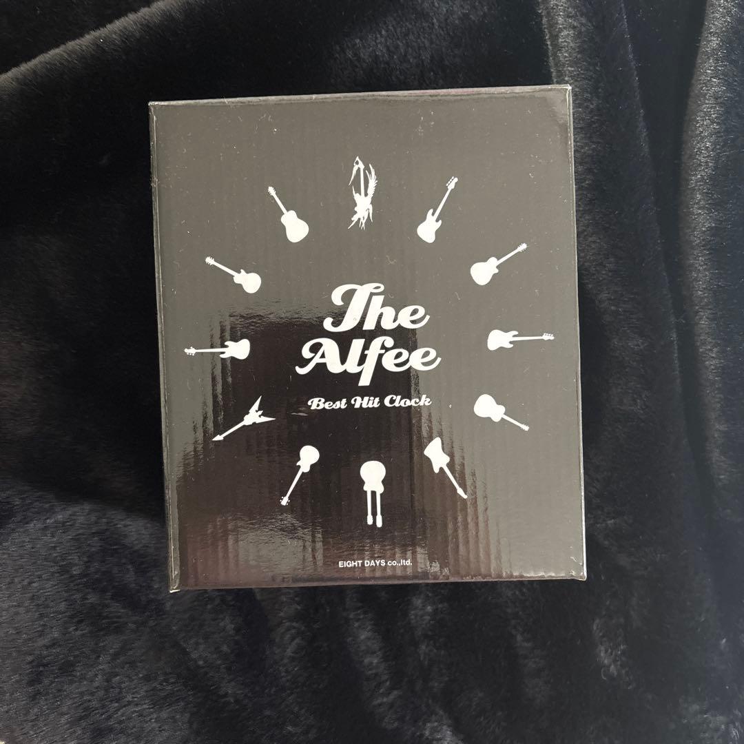 The Alfee Best Hit Clock 置き時計　未使用品#アルフィー