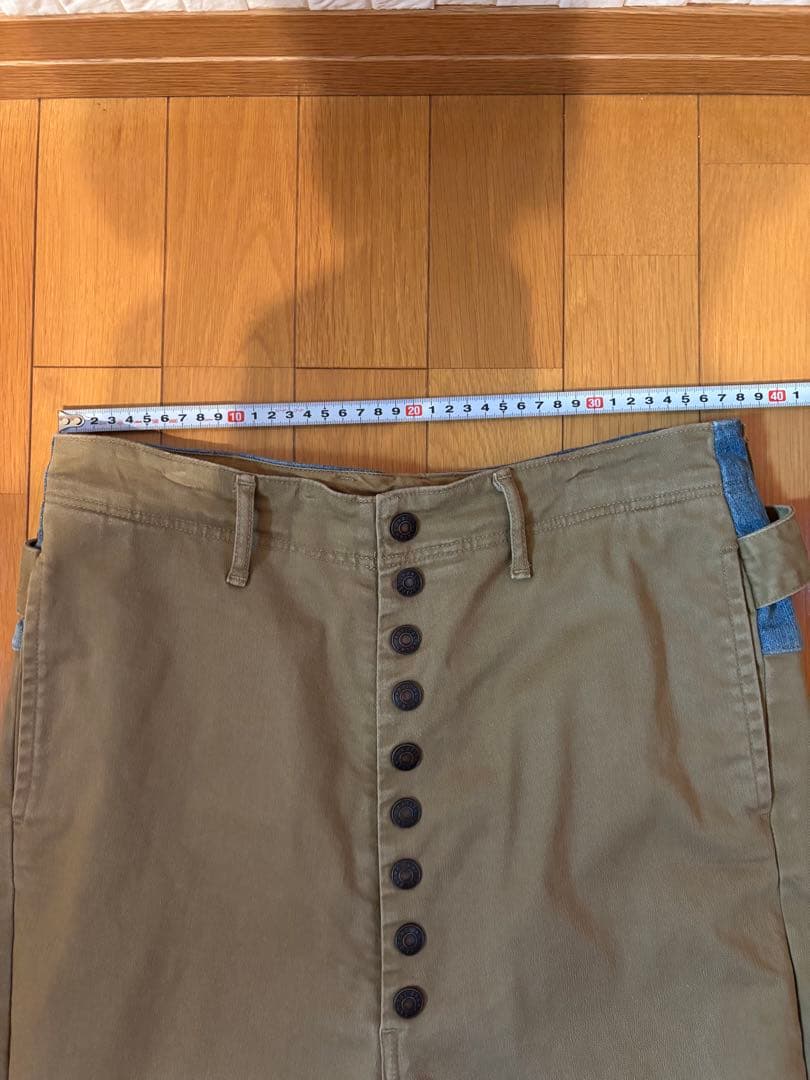 キャピタル ピエロパンツ PIERROT バルーンシルエット チノ×デニム 切替