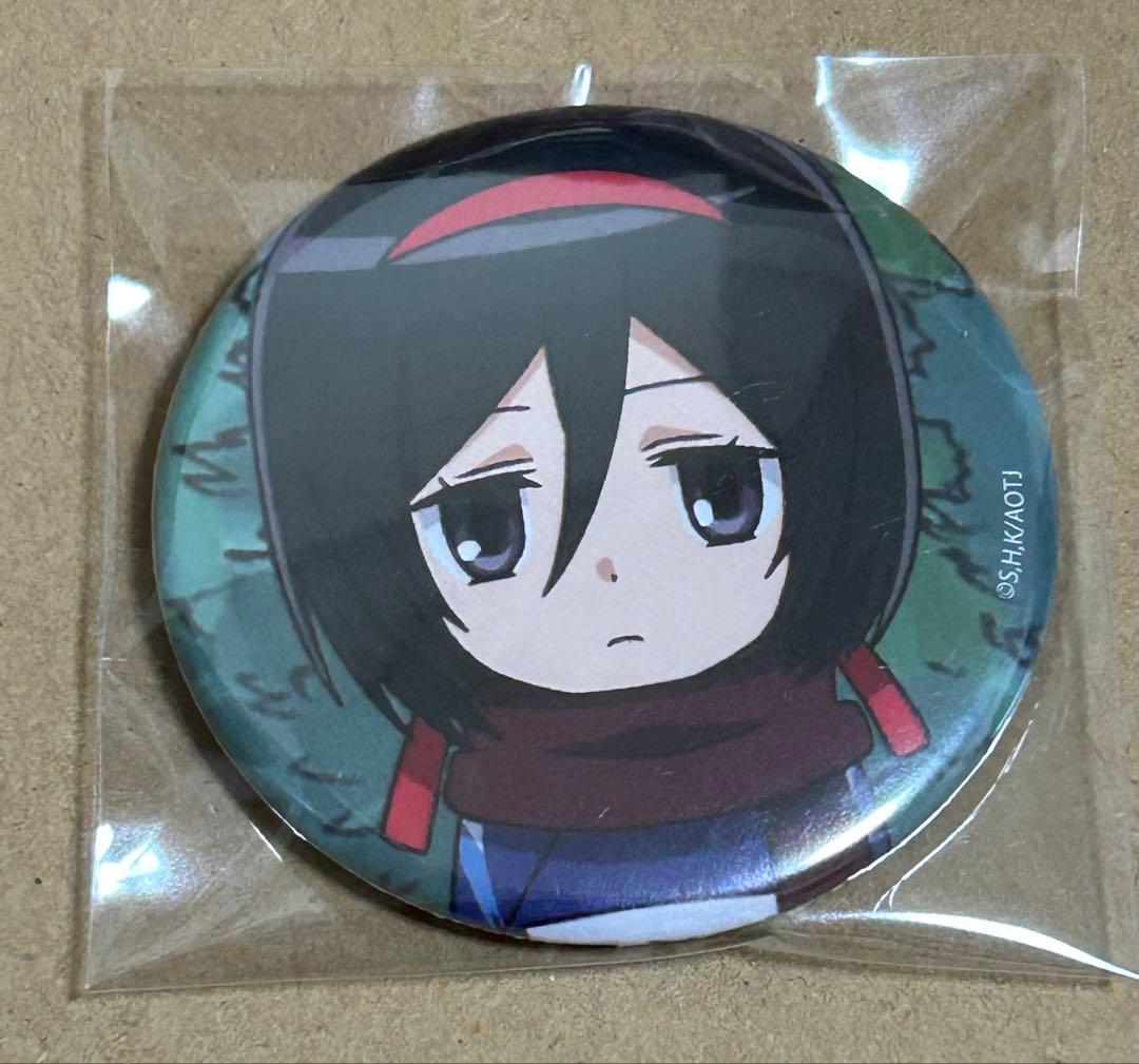 進撃の巨人 巨人中学校 ミカサ 缶バッジ ジャージ - メルカリ