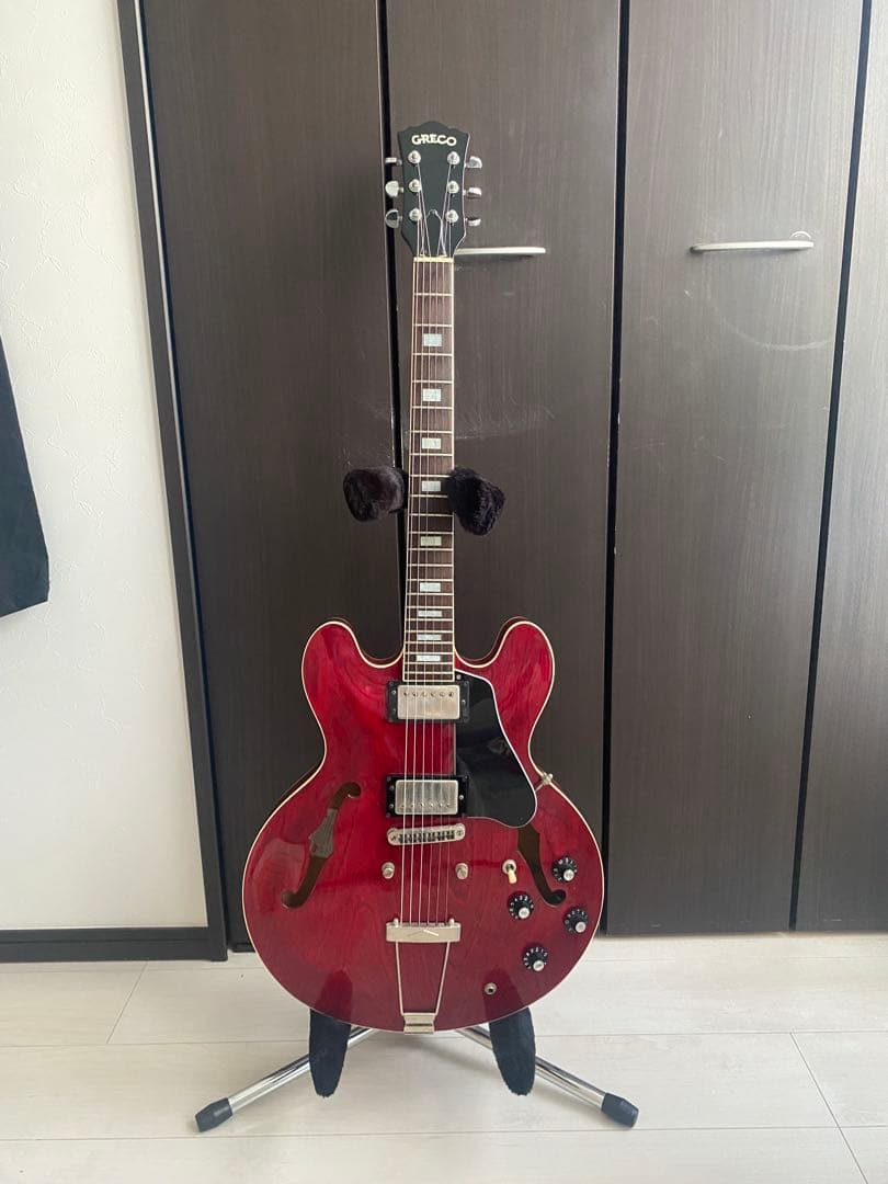 Greco SA550 ジャパンビンテージ フルアコ構造