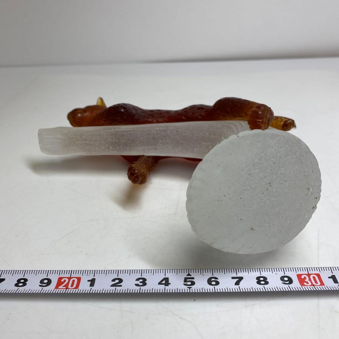 ドームフランス チーターオブジェ 15㎝ 東里7-1210④