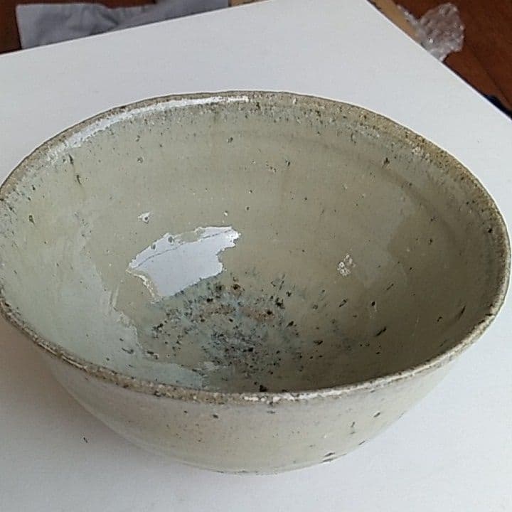 茶道具 斑唐津茶碗 西岡良弘