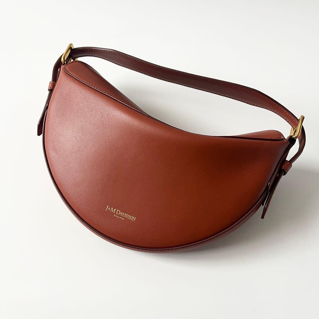 J&M DAVIDSON　2way　ゴンドラ　ショルダーバッグ　レザー　ブラウン