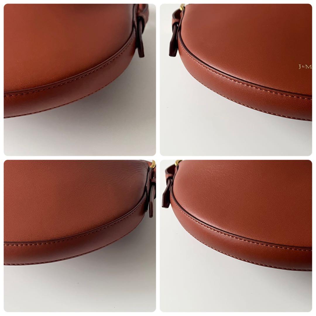 J&M DAVIDSON　2way　ゴンドラ　ショルダーバッグ　レザー　ブラウン