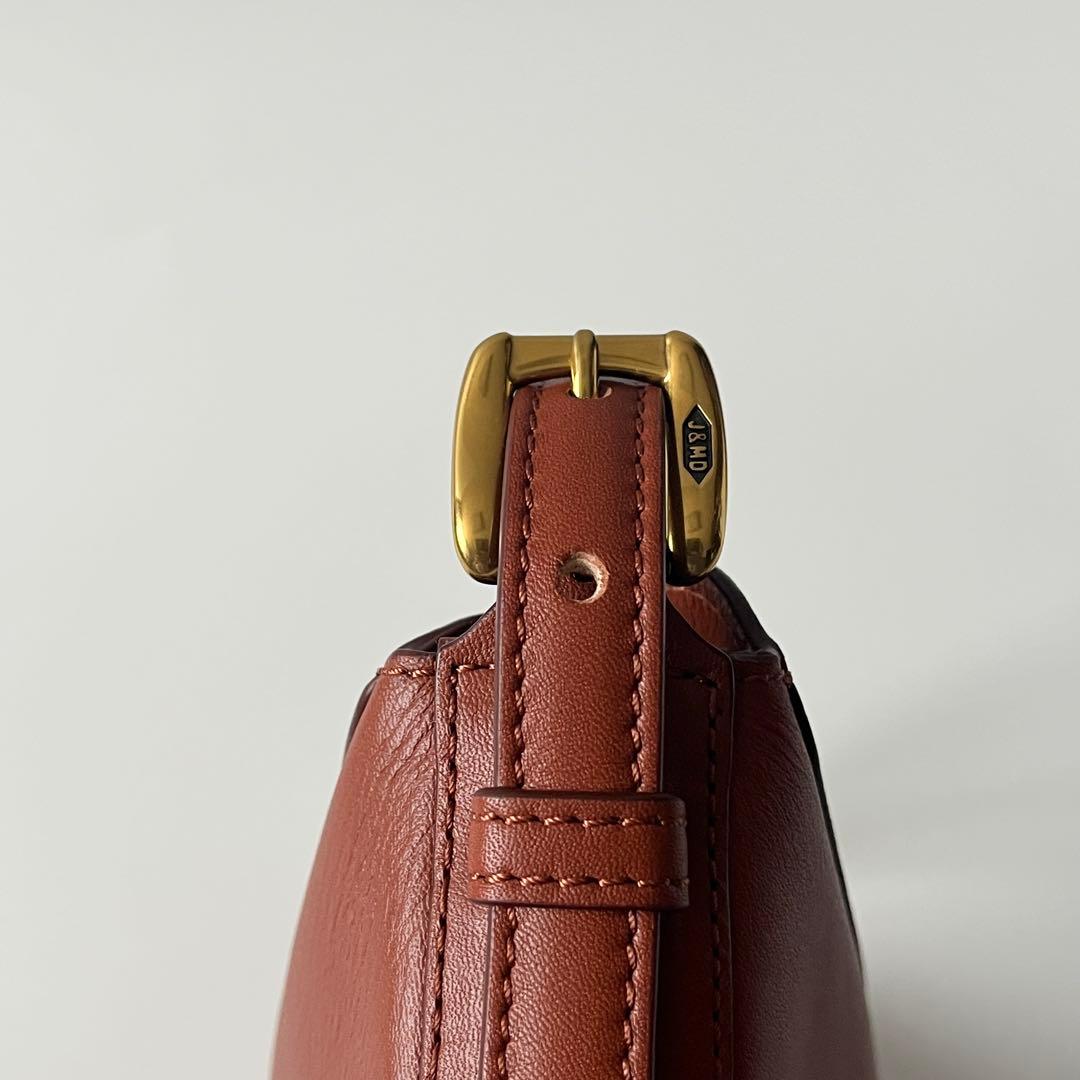 J&M DAVIDSON　2way　ゴンドラ　ショルダーバッグ　レザー　ブラウン