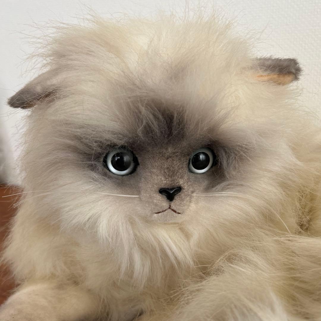 リアルな猫のぬいぐるみ　ヨシトク　YOSHITOKU ヒマラヤン　昭和レトロ