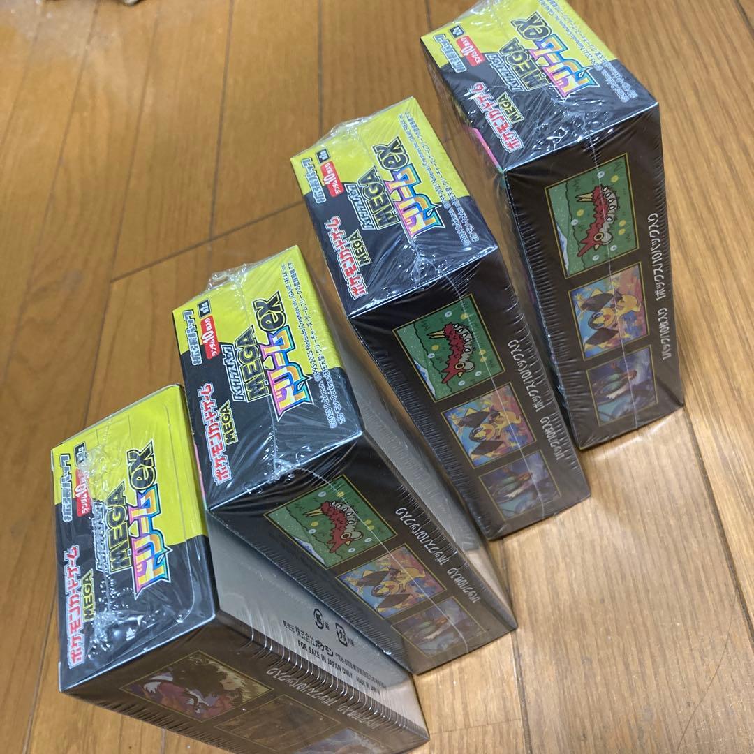 ポケモンカード MEGAドリームEX ボックス 4個セット
