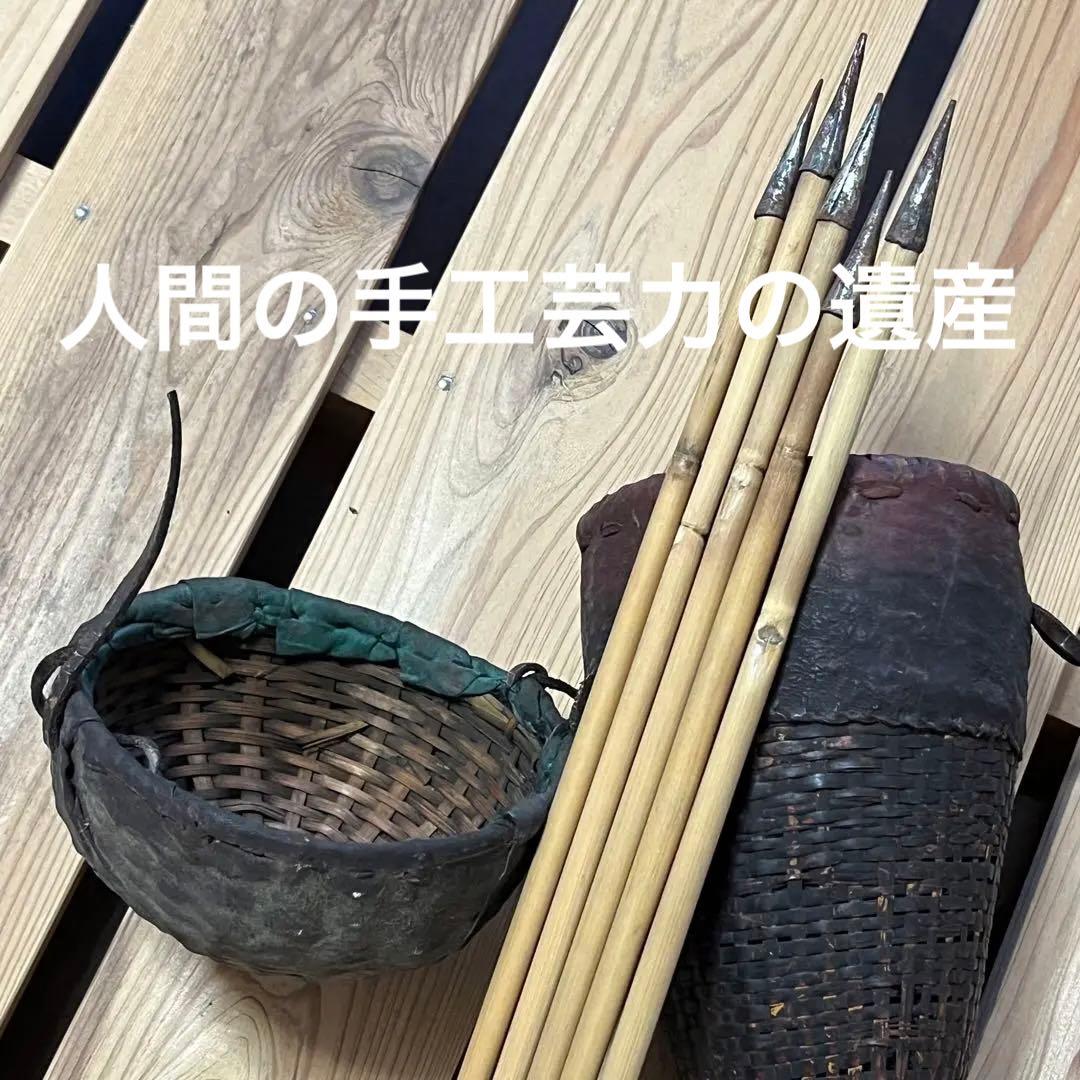 ブータン工芸の遺産的骨董矢筒 狩猟用/競技用 弓道 道具