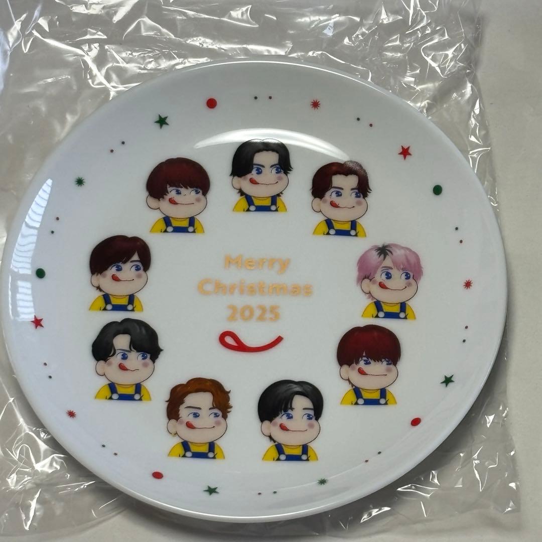 不二家 SnowMan オリジナルクリスマスプレート スノーマン 皿 2025