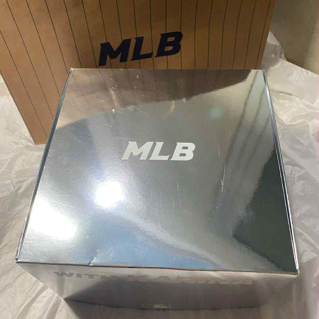 aespa カリナ MLB キャップ 帽子ネイビー KARINA トレカセット