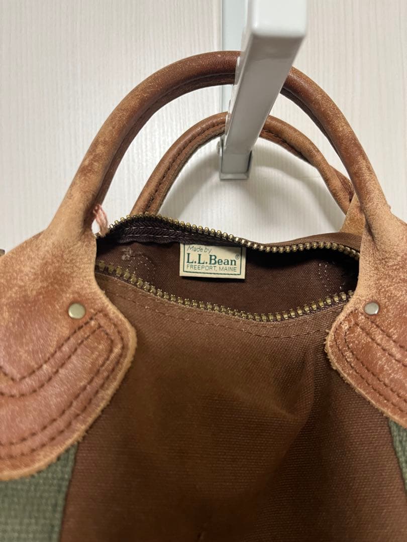 80s L.L.Bean エルエルビーン 特大サイズ　キャンバス ボストンバッグ