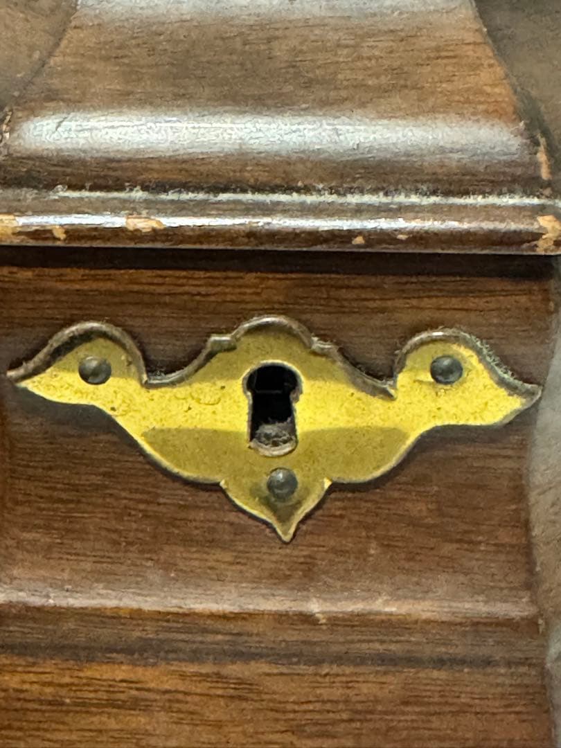 WILLIAMSBURG コロニアルマホガニー製ウィリアムズバーグティーキャディ