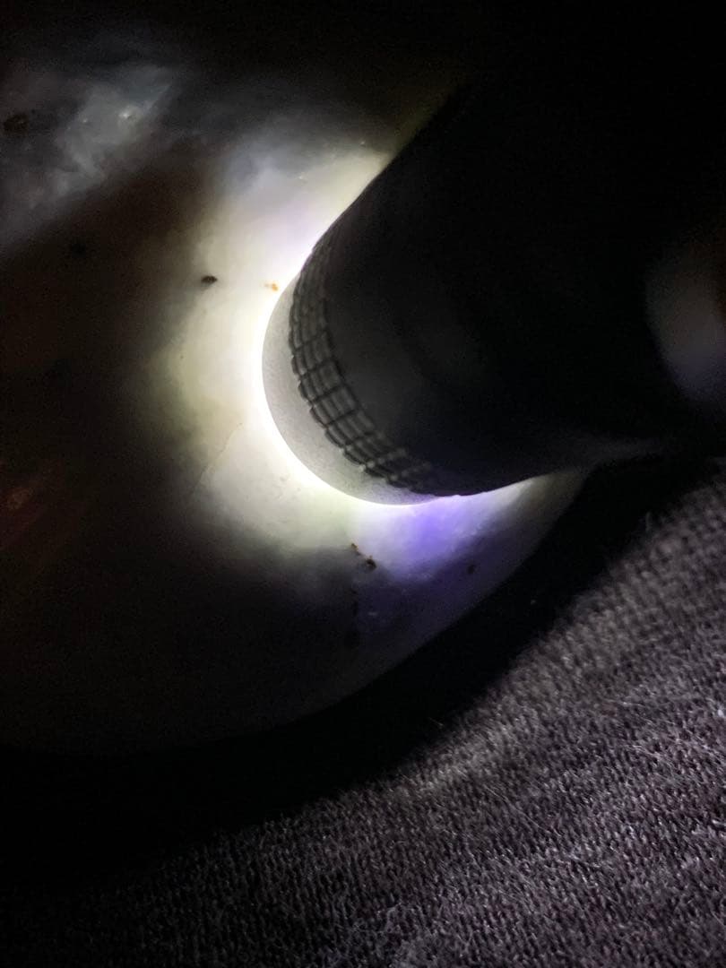 糸魚川ラベンダー翡翠 原石 紫ひすい 水石 根付 国産鉱物標本 コン沢